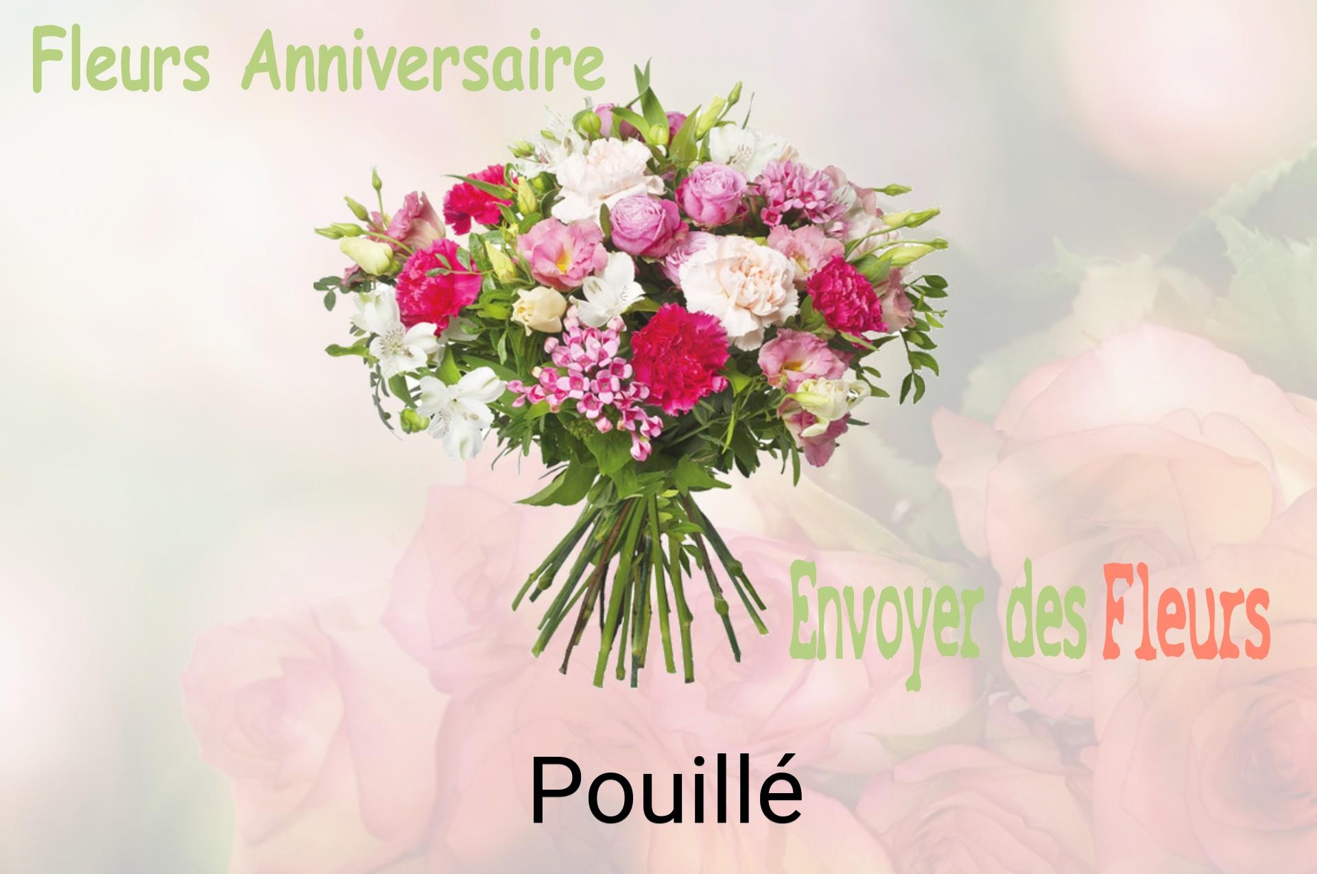 Bouquet de fleurs d’anniversaire livré à Pouillé